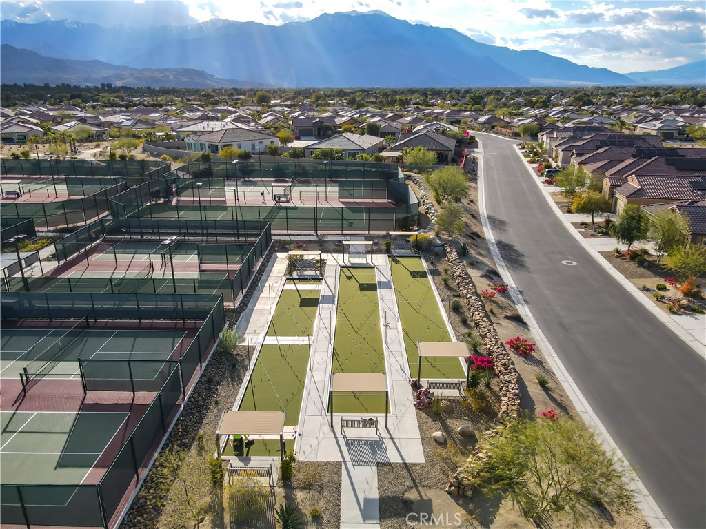 82 Prosecco Rancho Mirage, CA 92270 - Photo 48 of 56 a view of a balcony with a floor to ceiling window