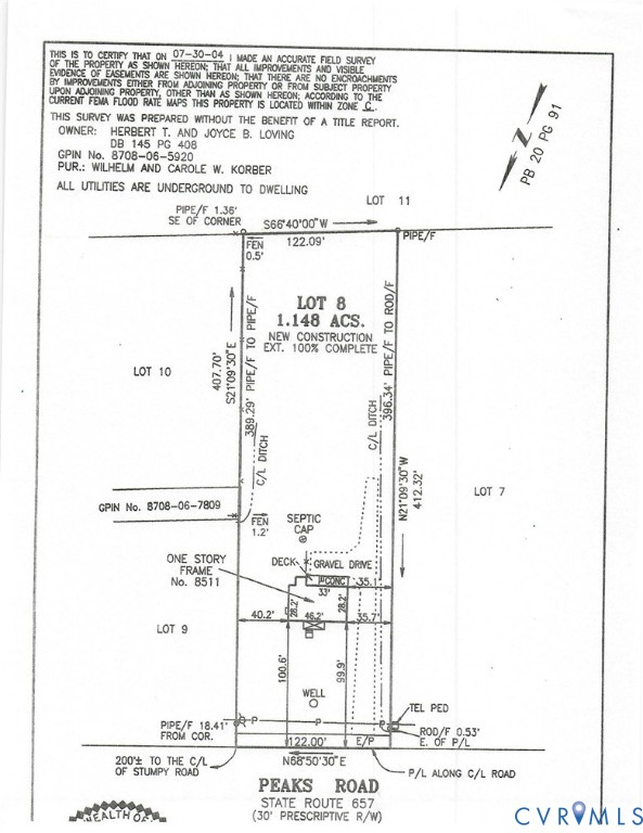 8511 Peaks Road Hanover, VA 23069 - Photo 43 of 43 1.15 LEVEL ACRE