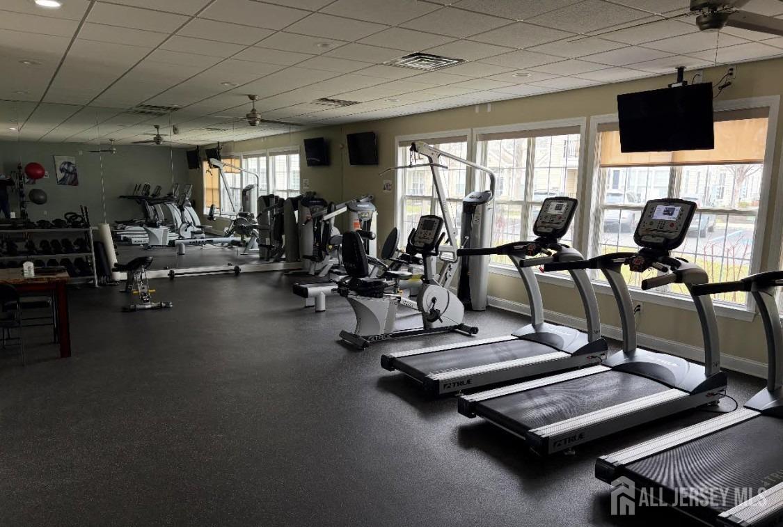 110 Kyle Way Ewing, NJ 08628 - Photo 37 of 39 a view of a room with gym equipment
