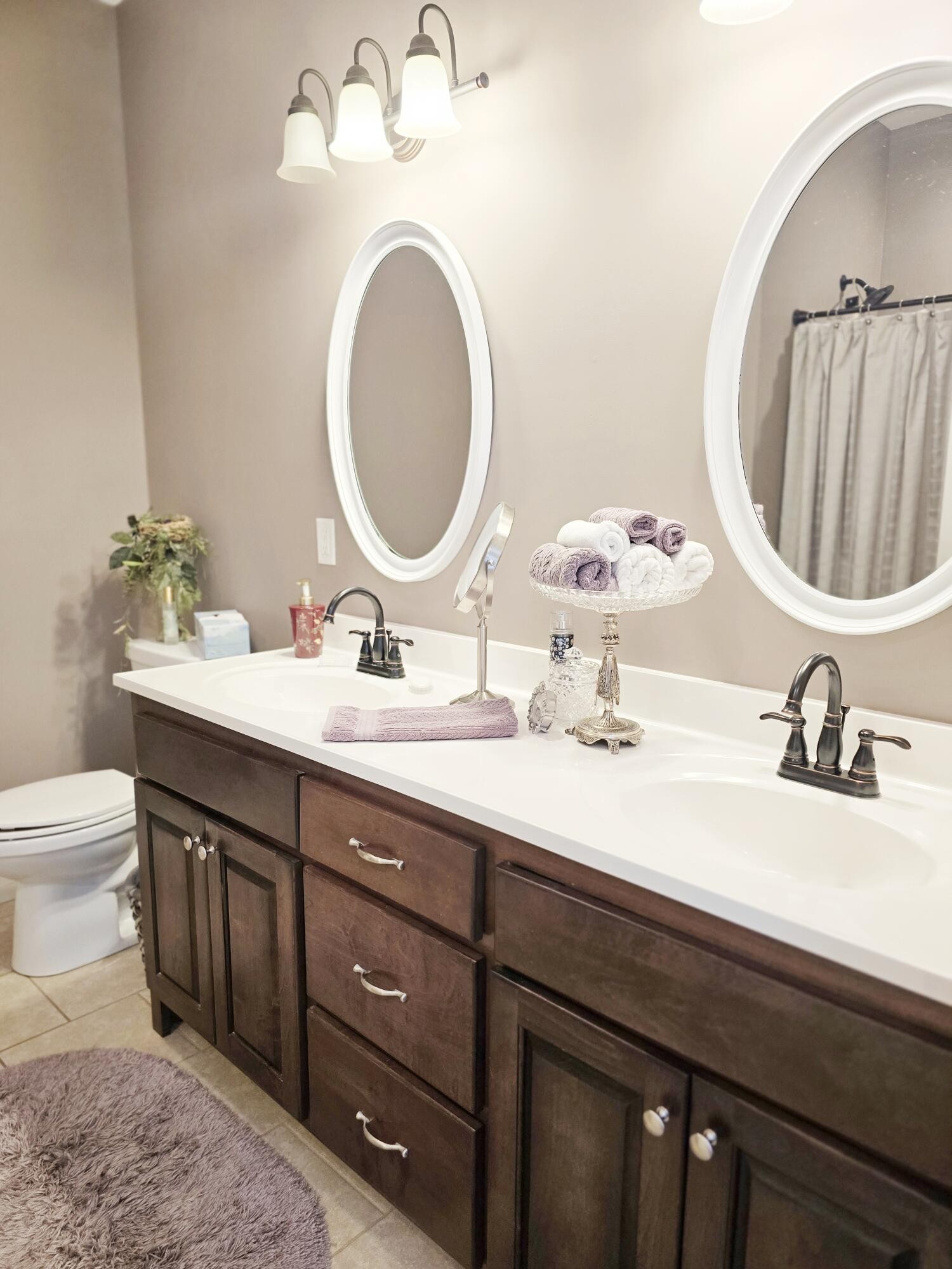 231 Clara Lane Dayton, TN 37321 - Photo 11 of 17 a bathroom with a double vanity sink and a mirror