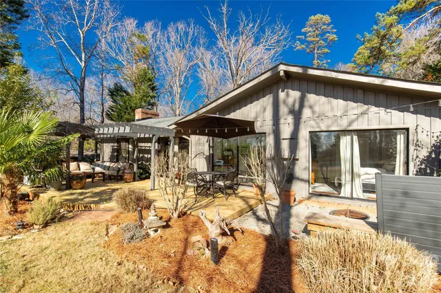 a view of a house with patio