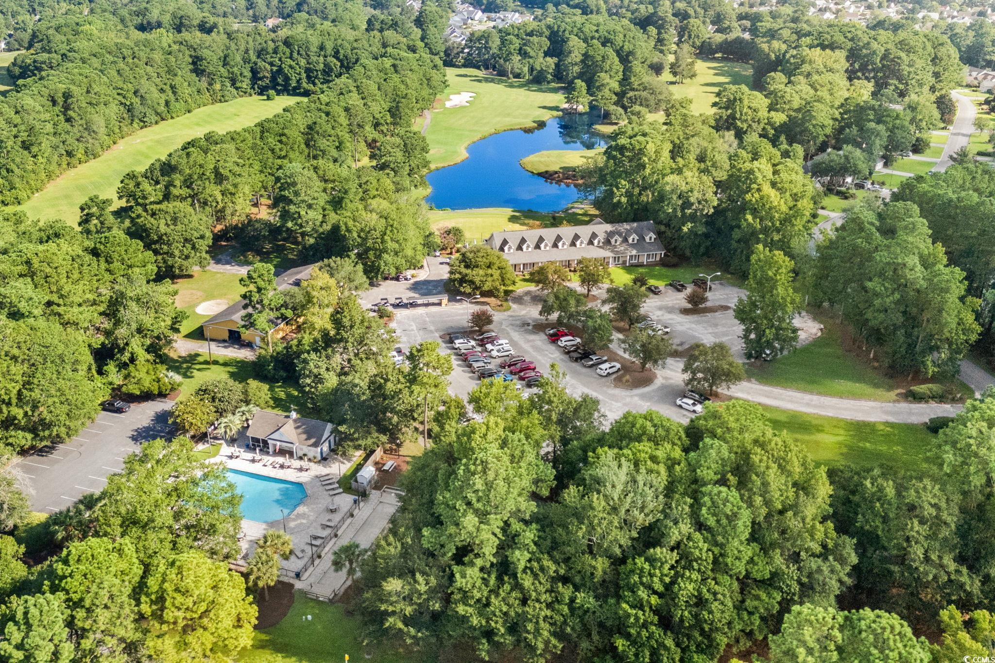 9568 Indigo Club Drive Murrells Inlet, SC 29576 - Photo 39 of 40 Bird's eye view of a large body of water and a local golf course