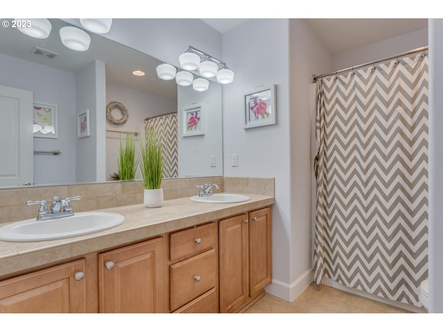 1913 South 15th Circle Ridgefield, WA 98642 - Photo 23 of 33 a bathroom with a sink and a mirror