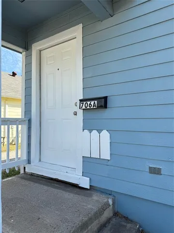 a view of front door