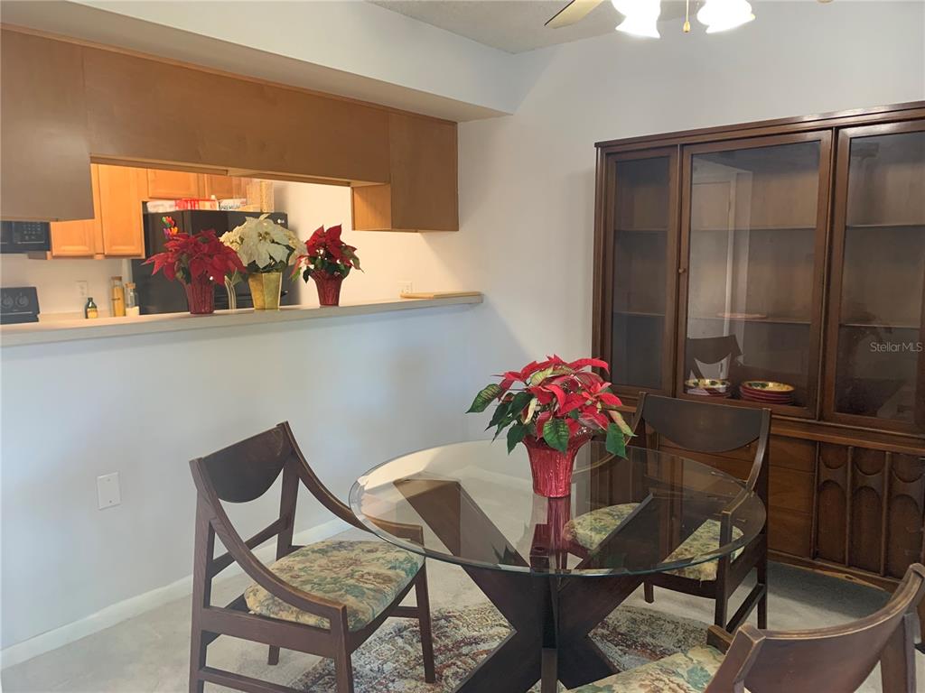 6073 Windhover Drive, Unit C04 Orlando, FL 32819 - Photo 4 of 22 a view of a dining room with furniture and chandelier