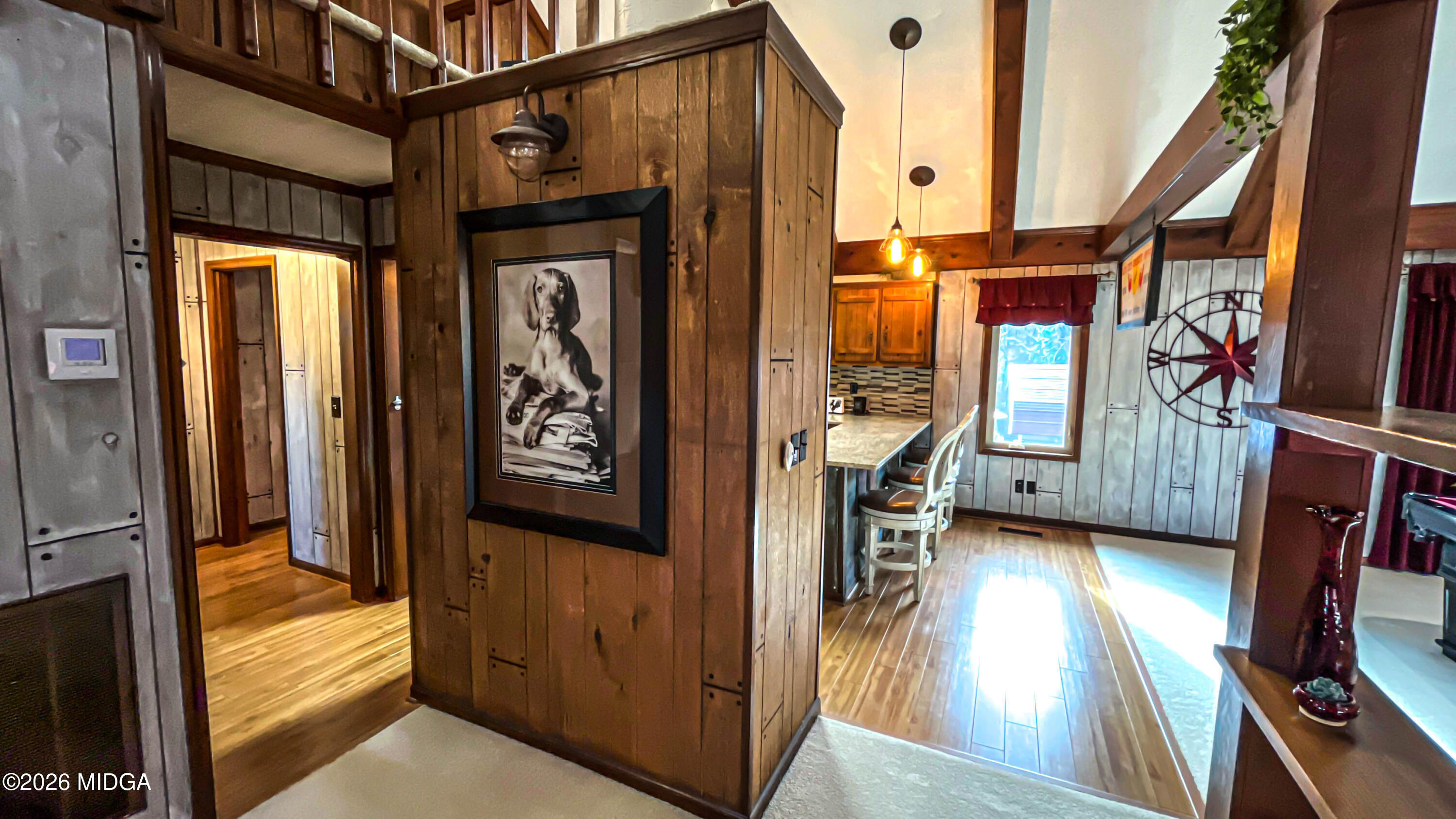 523 Fredonia Church Road Barnesville, GA 30204 - Photo 46 of 78 a view of hallway with stairs and wooden floor