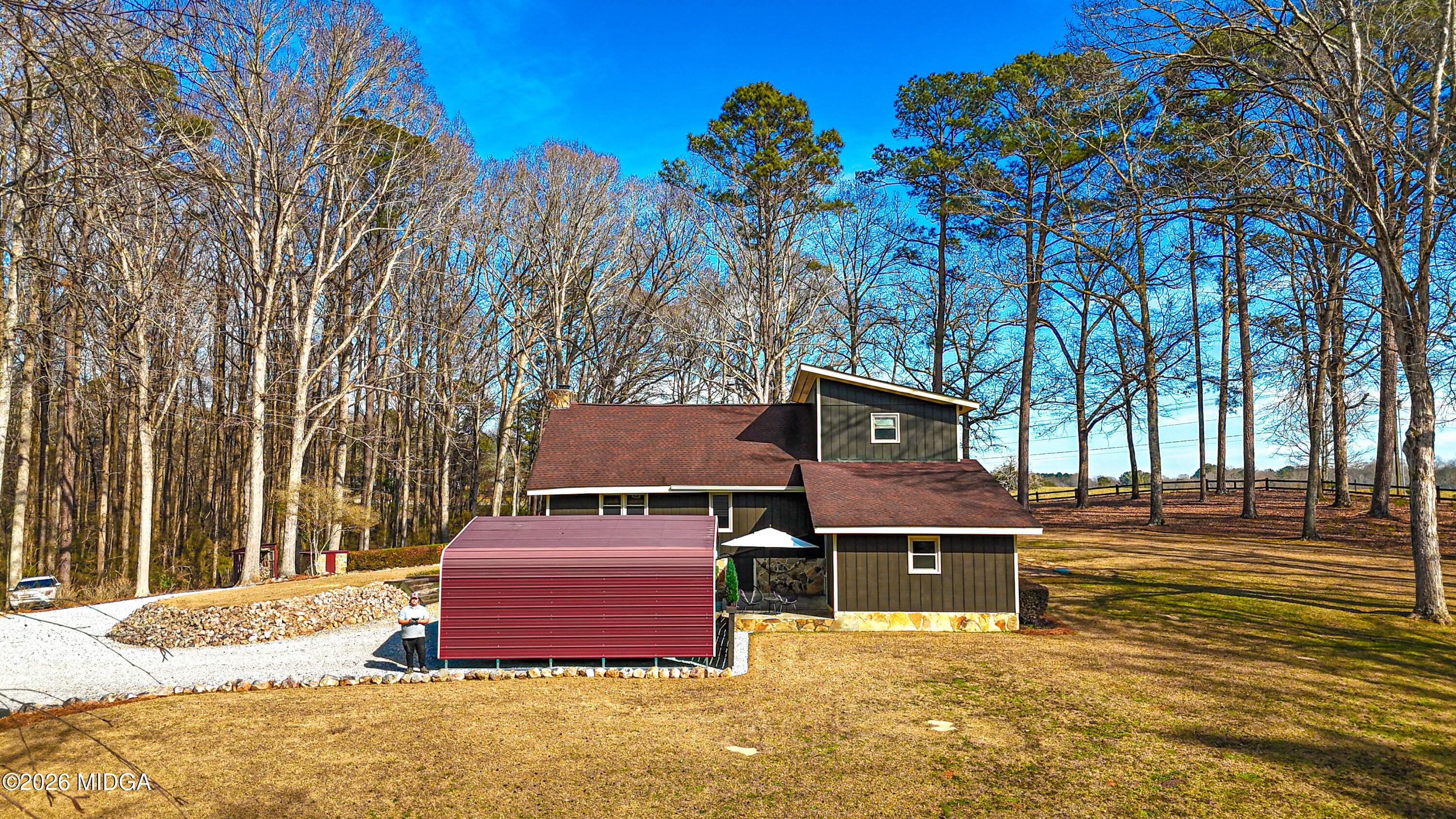 523 Fredonia Church Road Barnesville, GA 30204 - Photo 5 of 78 a front view of a house with a yard