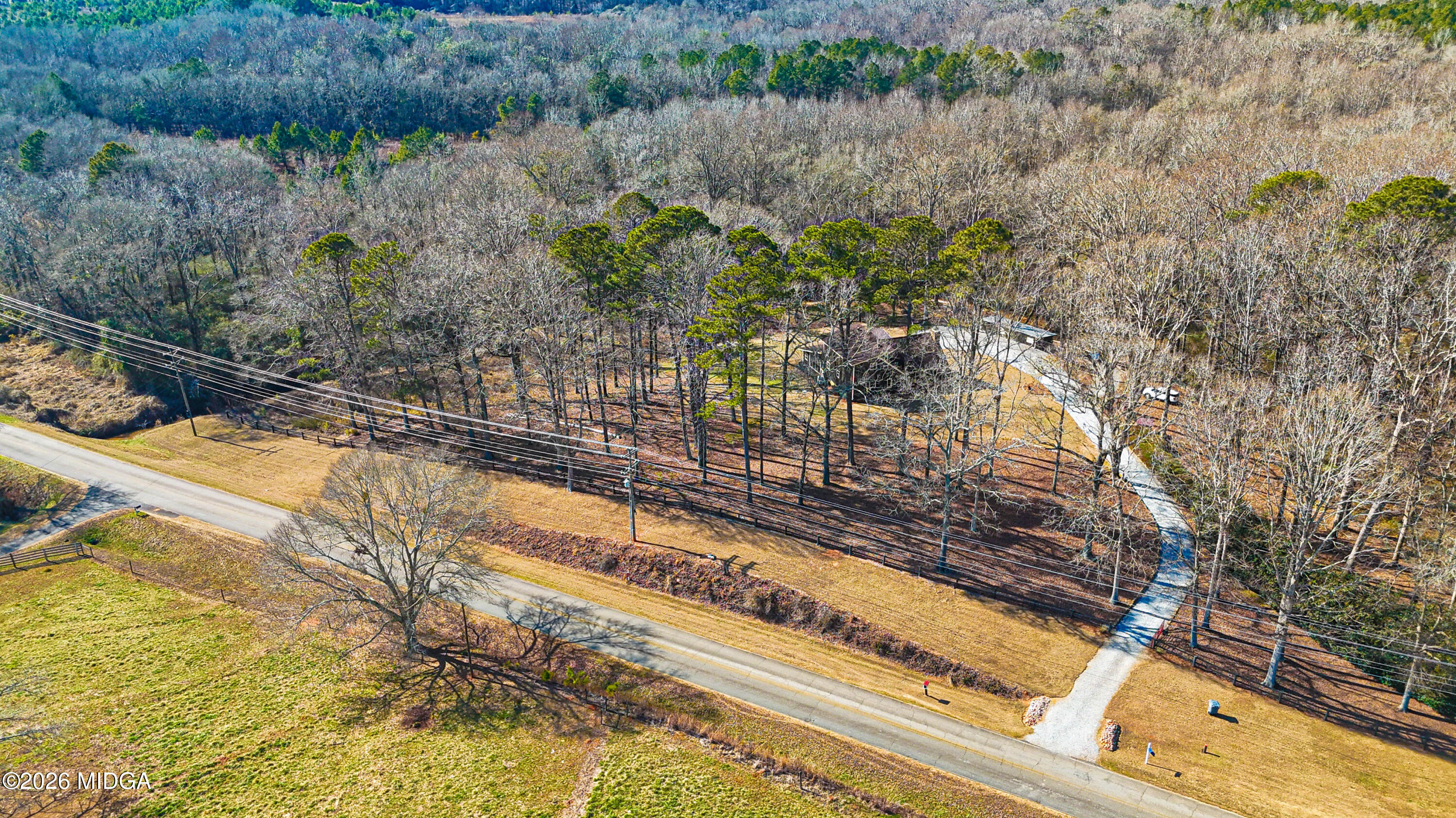 523 Fredonia Church Road Barnesville, GA 30204 - Photo 8 of 78 a view of a yard with a street