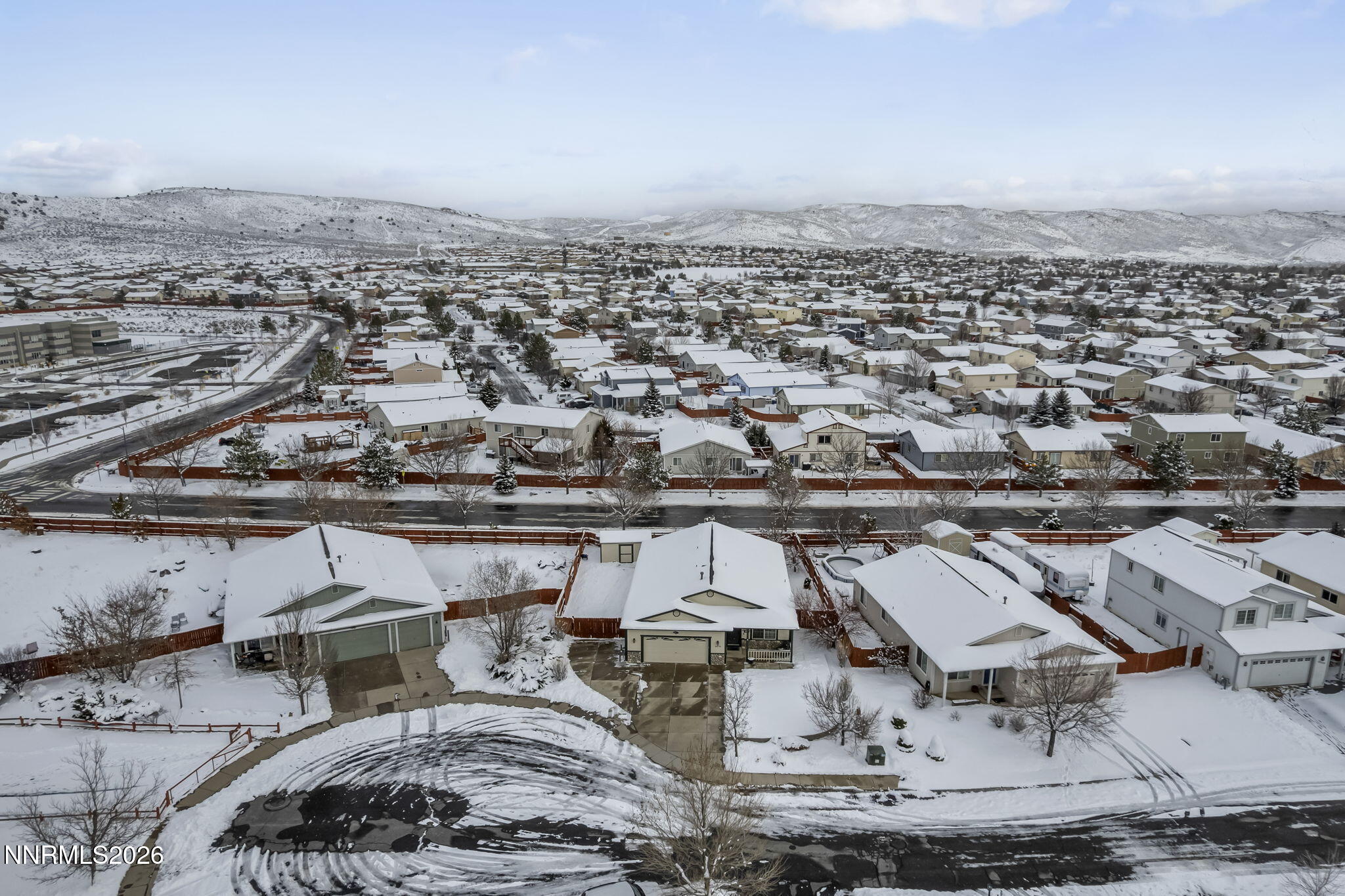 18270 Cedar View Court Reno, NV 89508 - Photo 47 of 48 an aerial view of a houses with a city view