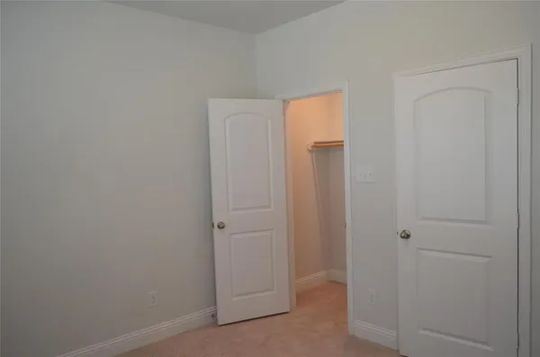 a view of small space with closet area