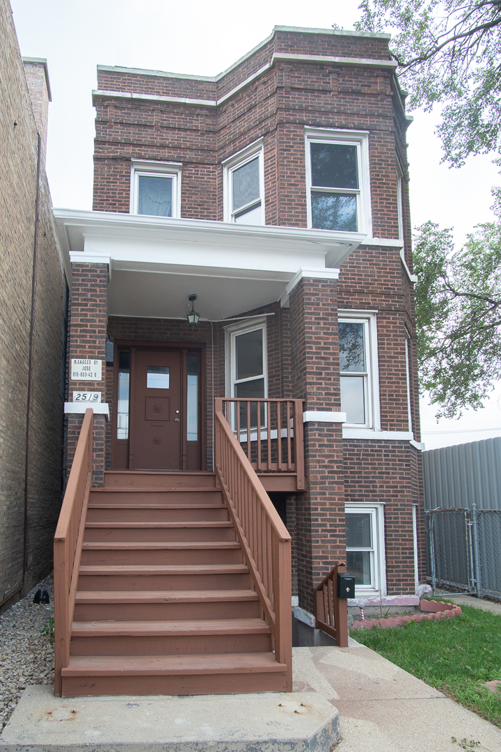 2519 North Pulaski Road Chicago, IL 60639 - Photo 1 of 36 a front view of a house