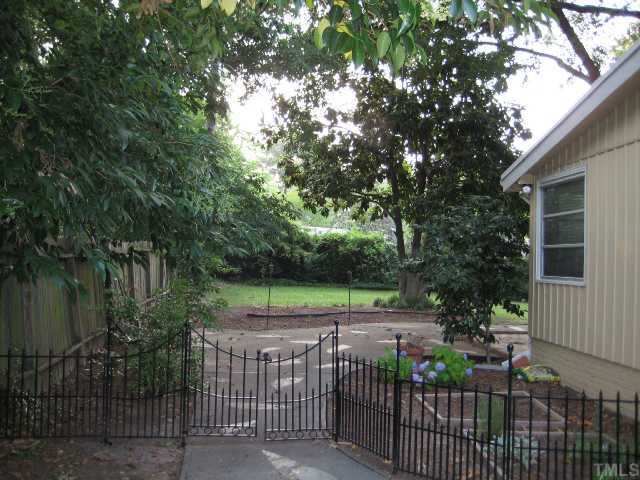 809 Graham Street Raleigh, NC 27605 - Photo 8 of 10 a view of a wrought iron fences