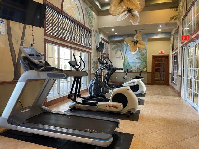 1200 Scotia Drive, Unit 305 Hypoluxo, FL 33462 - Photo 21 of 28 a view of a room with gym equipment