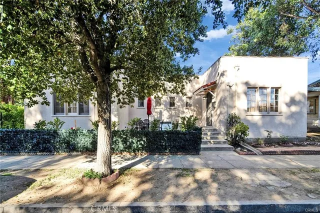 a view of a city with tall buildings