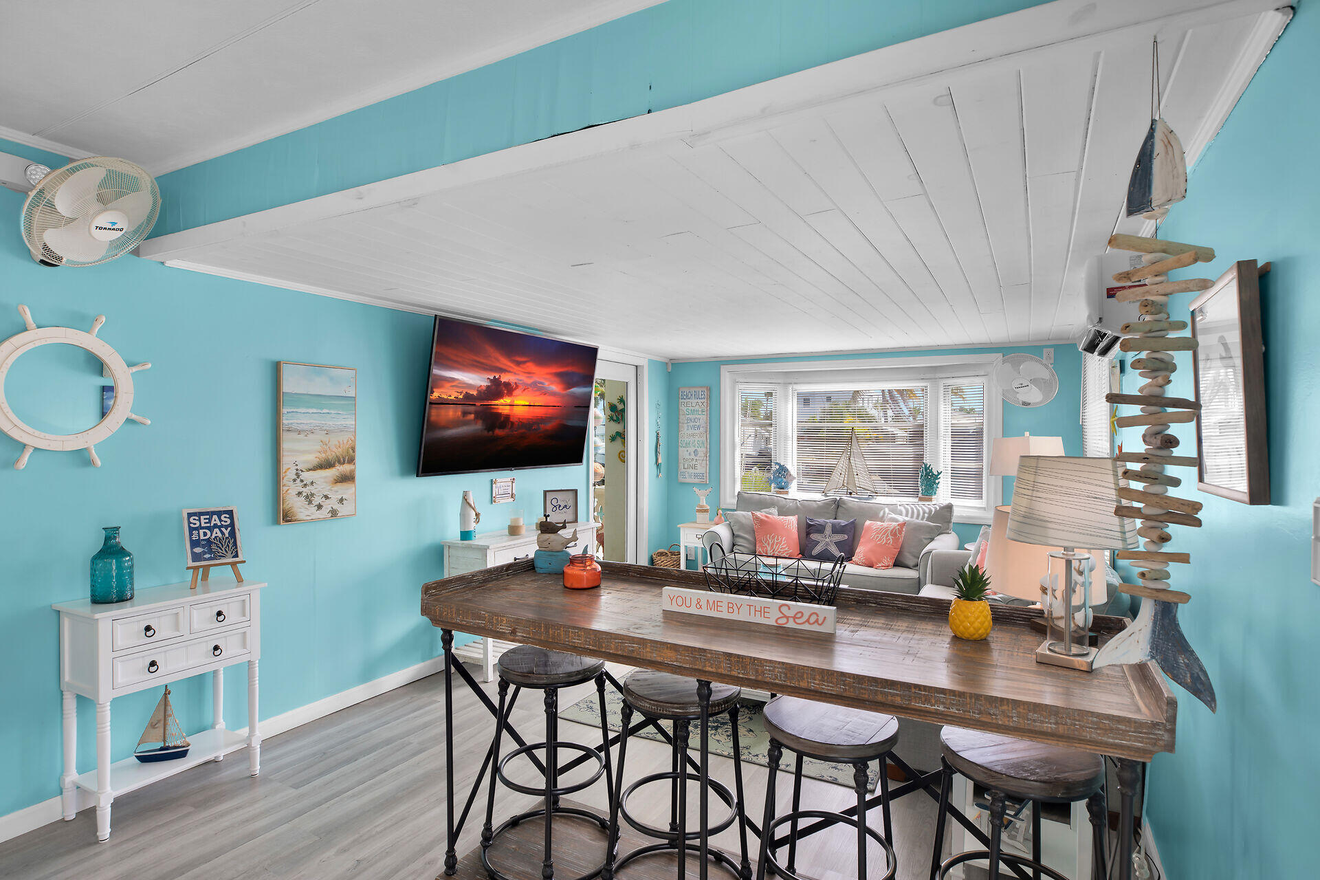779 26th Street Ocean Marathon, FL 33050 - Photo 6 of 42 a dining room with furniture and wooden floor