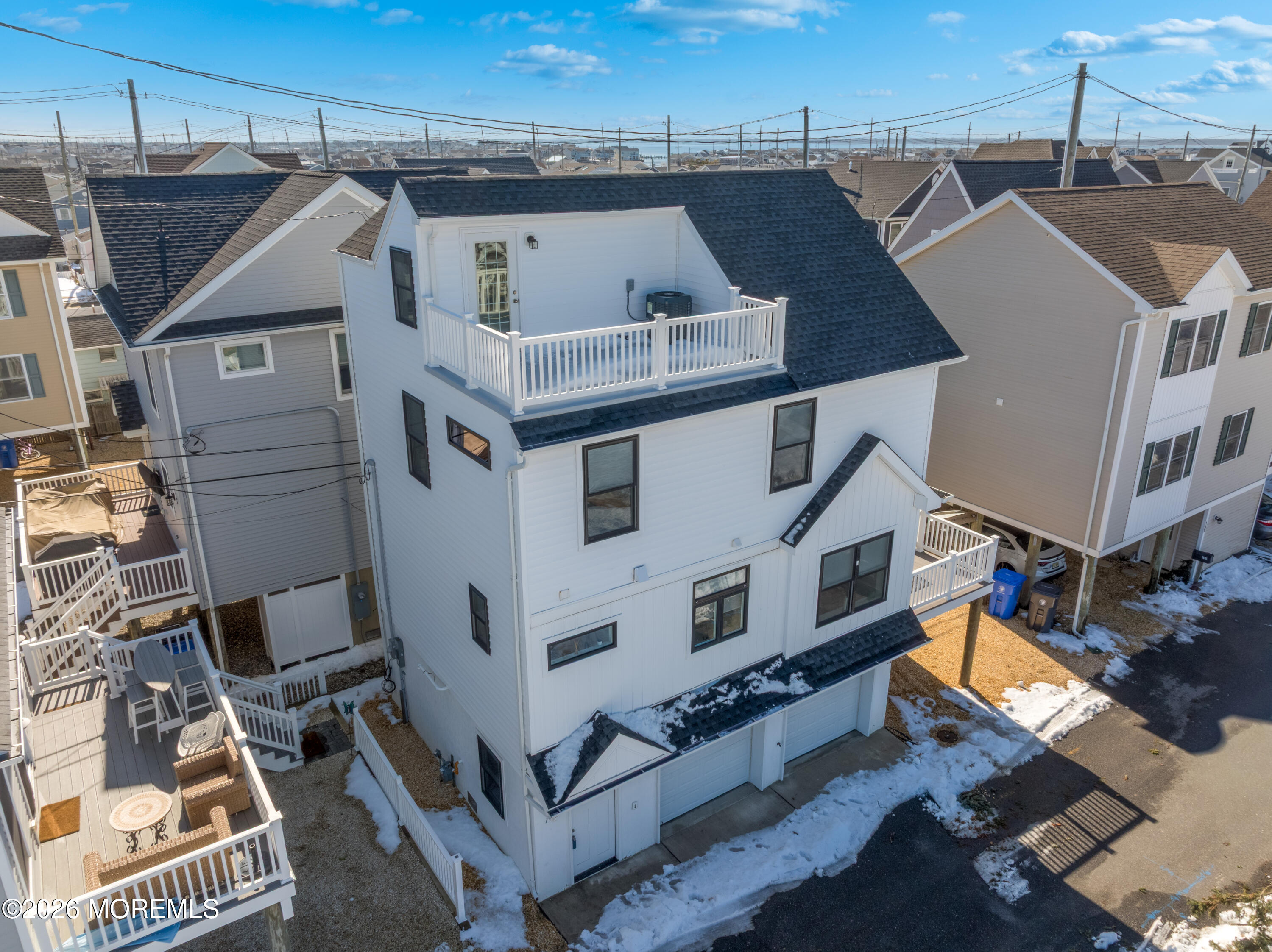 155 West Atlantic Way Lavallette, NJ 08735 - Photo 10 of 53 an aerial view of a house with a yard