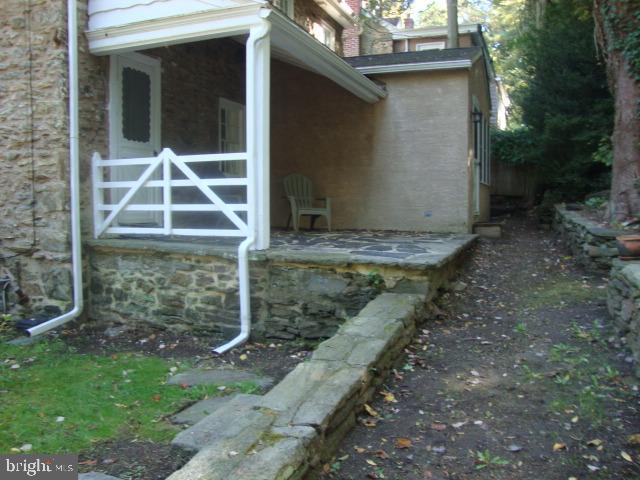69 West Rose Valley Road Rose Valley, PA 19086 - Photo 28 of 33 Exterior Side of Back Porch