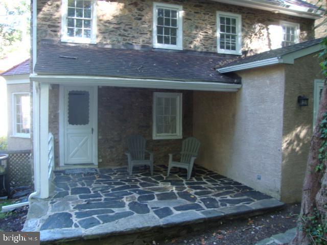 69 West Rose Valley Road Rose Valley, PA 19086 - Photo 32 of 33 Covered Stone Porch