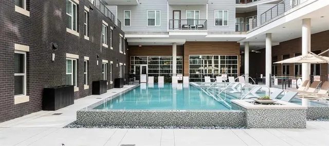 a view of a house with a swimming pool