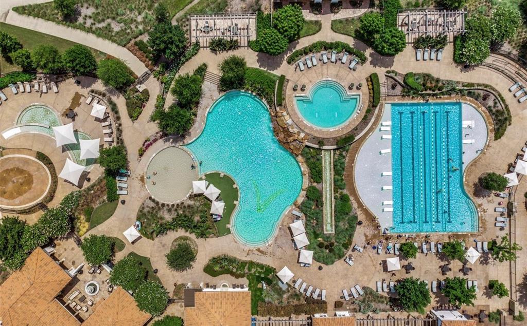 4215 Snow Goose Trail Arlington, TX 76005 - Photo 36 of 40 an aerial view of a garden with swimming pool