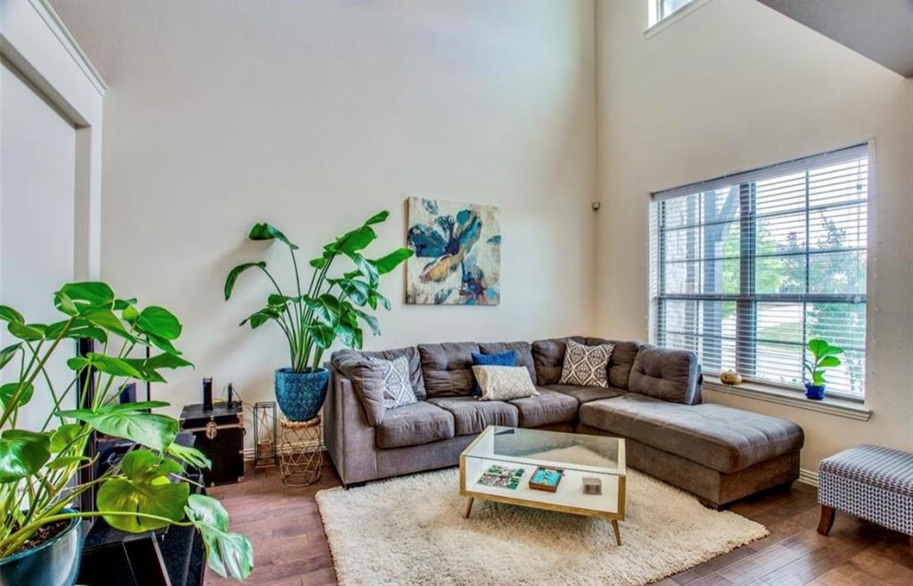 4215 Snow Goose Trail Arlington, TX 76005 - Photo 3 of 40 a living room with furniture and a potted plant