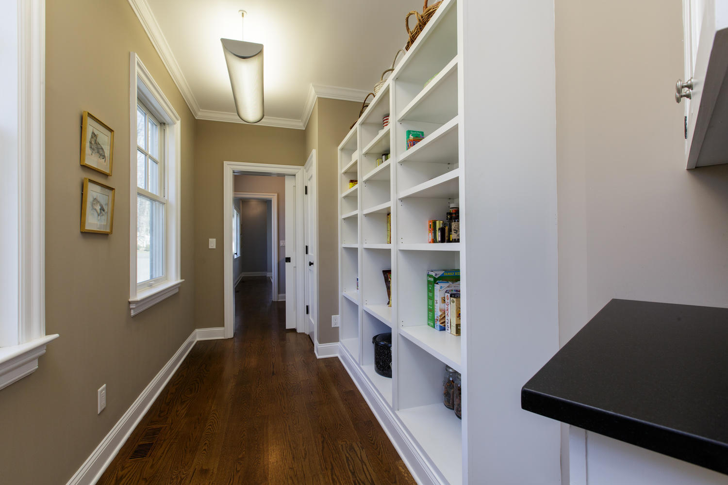 81 Parish Road New Canaan, CT 06840 - Photo 16 of 48 a hallway with cabinets