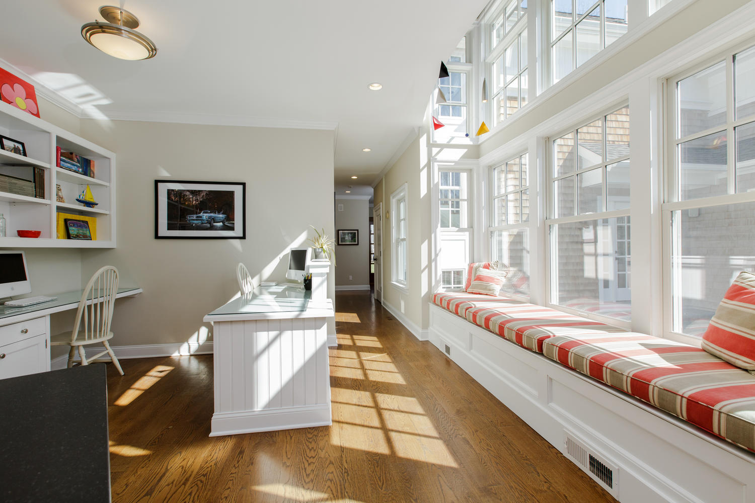 81 Parish Road New Canaan, CT 06840 - Photo 17 of 48 a living room with furniture and a large window