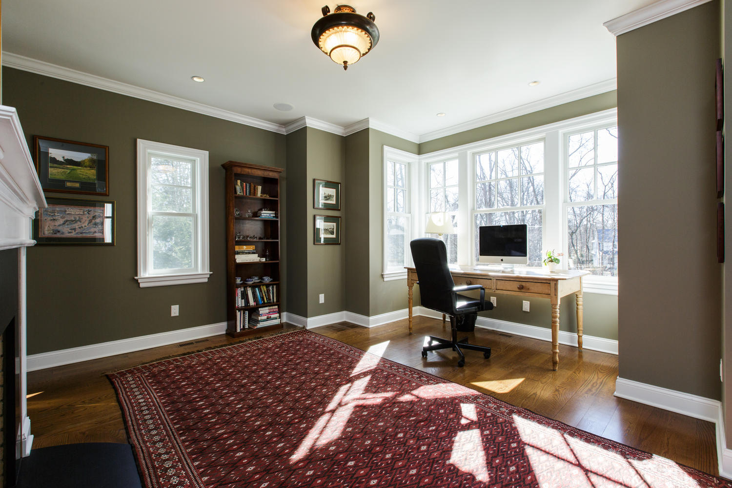 81 Parish Road New Canaan, CT 06840 - Photo 19 of 48 a view of a livingroom with workspace and a window