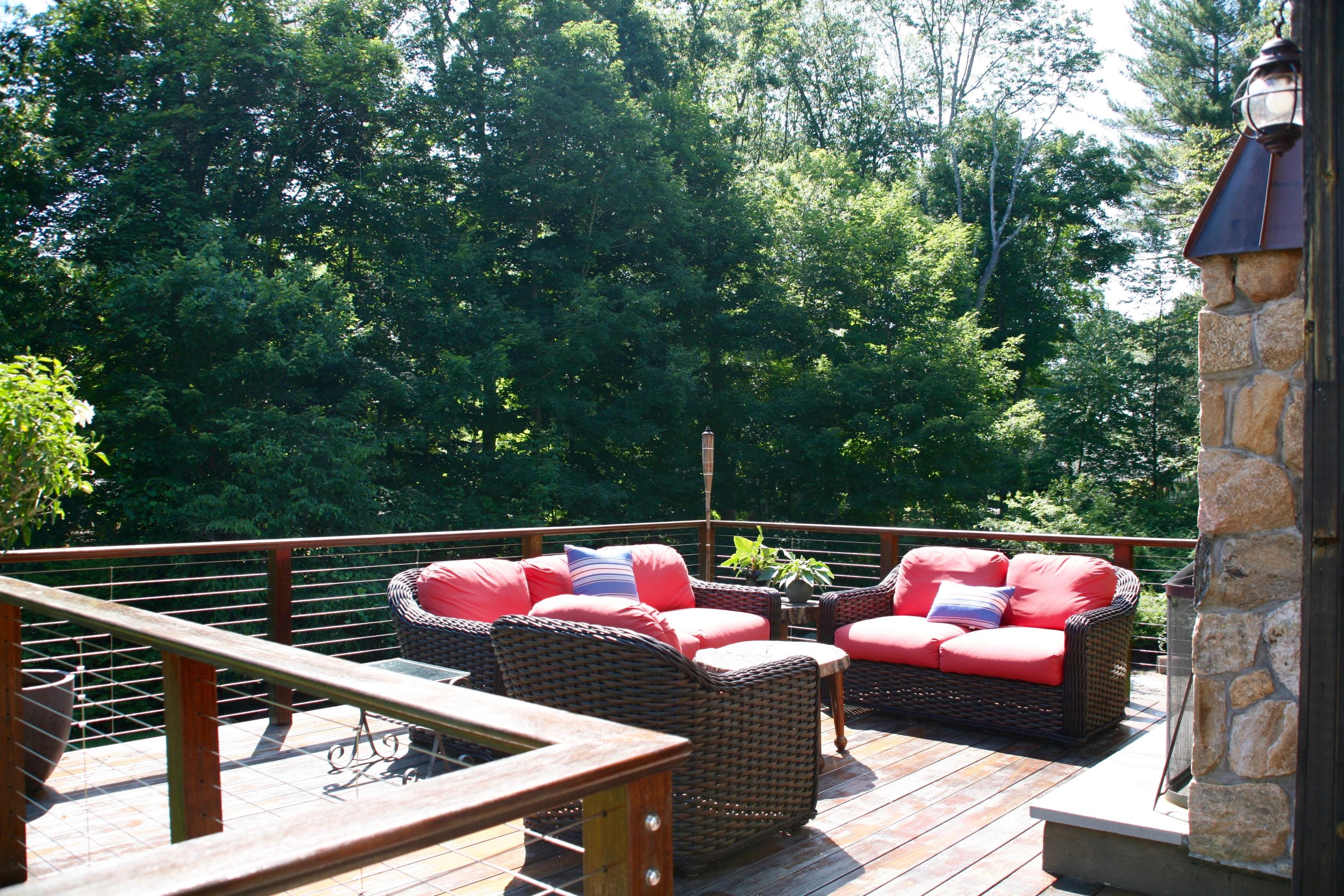 81 Parish Road New Canaan, CT 06840 - Photo 37 of 48 a view of outdoor sitting area with furniture