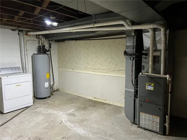 a view of a storage room