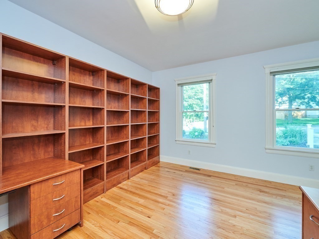 20 Garland Road Newton, MA 02459 - Photo 17 of 41 a view of wooden floor and windows in a room