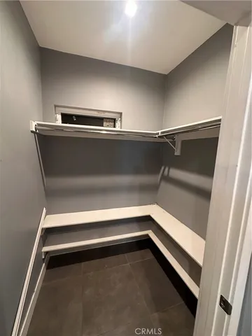 a close view of closet