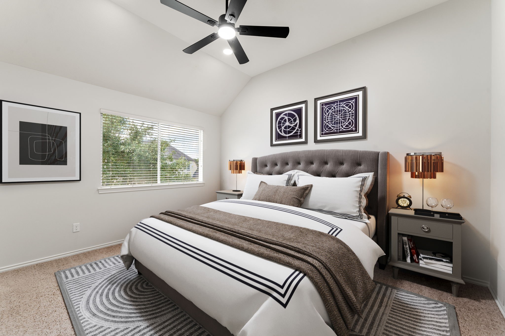 22 Crestview Trail Houston, TX 77082 - Photo 27 of 39 a bedroom with a bed and a window