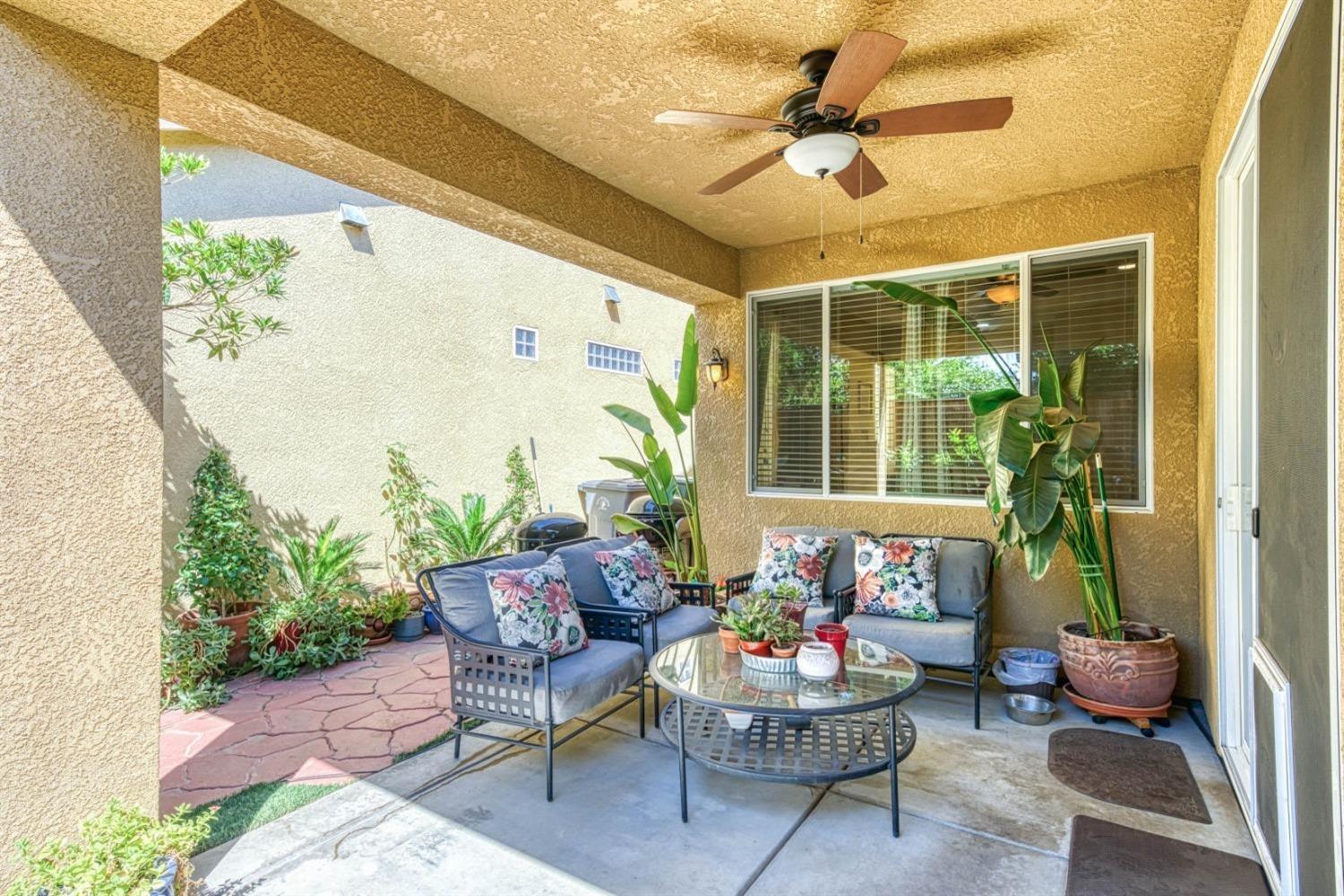 3754 Salem Lane Clovis, CA 93619 - Photo 16 of 18 a living room with patio furniture and a potted plant