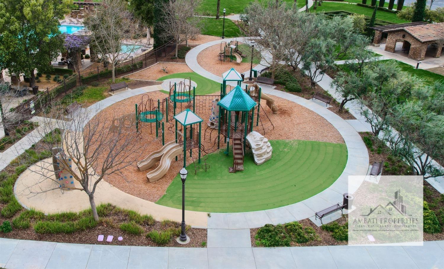 3754 Salem Lane Clovis, CA 93619 - Photo 18 of 18 an aerial view of a swimming pool