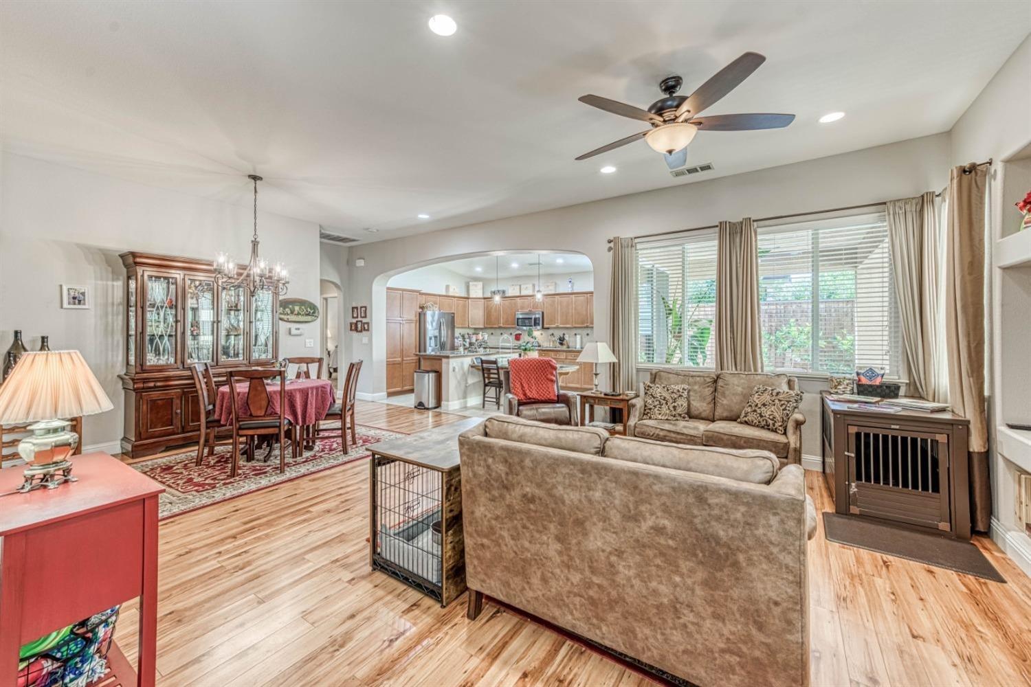 3754 Salem Lane Clovis, CA 93619 - Photo 3 of 18 a living room with furniture and a large window