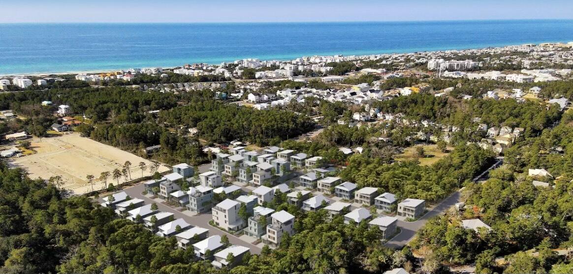 22 Asher St Inlet Beach, Unit LOT 35 Inlet Beach, FL 32461 - Photo 37 of 43 a view of city and ocean