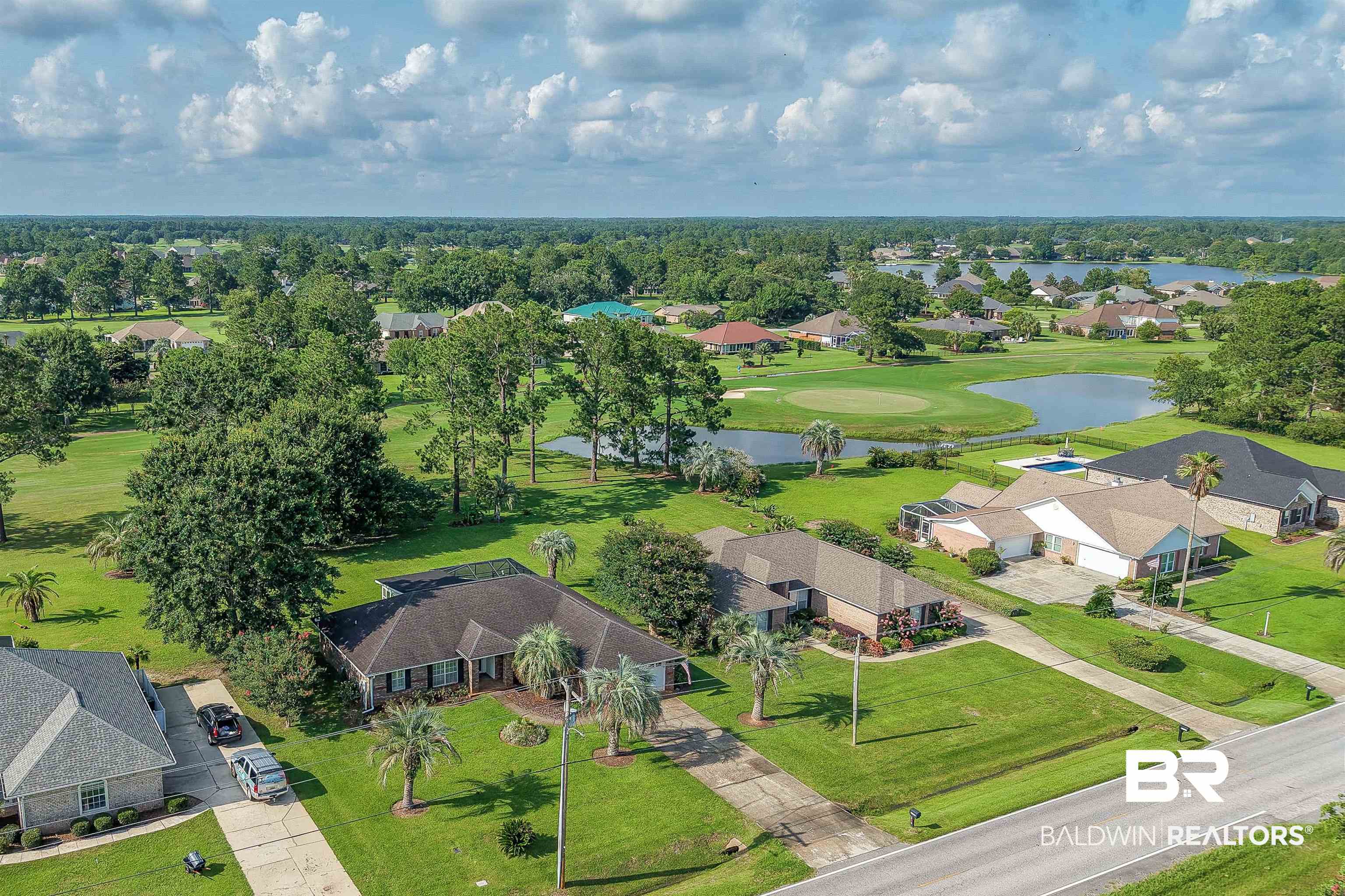 22685 County Road 12 Foley, AL 36535 - Photo 76 of 89 Aerial perspective showcasing a residential community with abundant green spaces