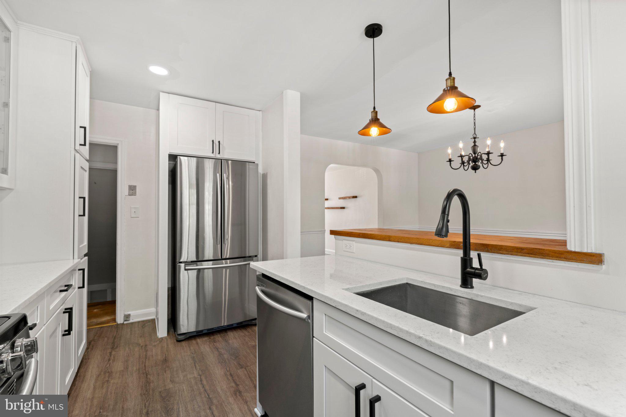 1855 Edgewood Road Towson, MD 21286 - Photo 12 of 29 Modern kitchen with sleek finishes.