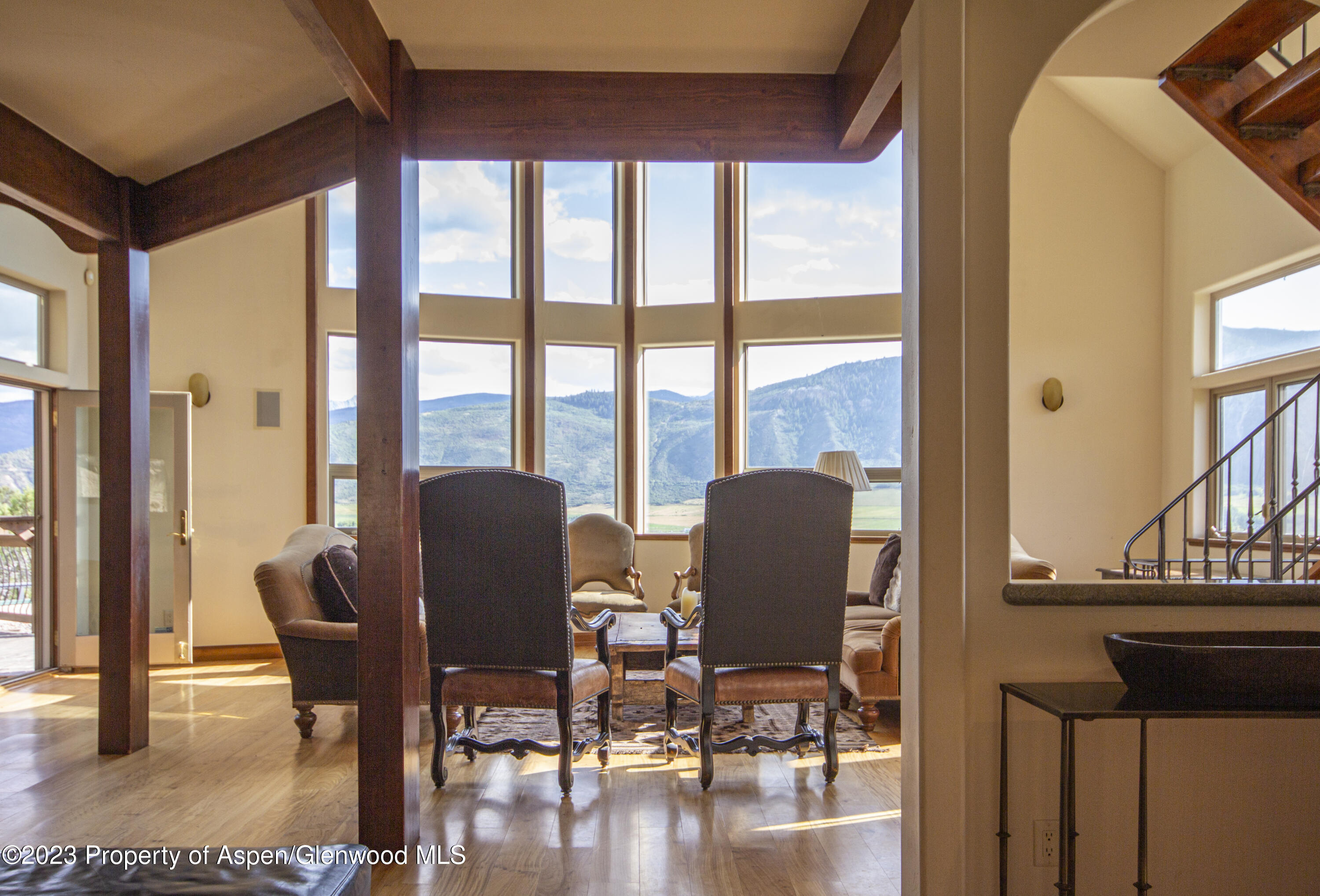 227 Original Road Basalt, CO 81621 - Photo 18 of 60 view from livingroom
