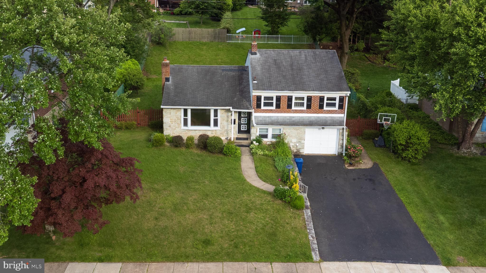 1545 Shoemaker Road Abington, PA 19001 - Photo 1 of 32 an aerial view of a house