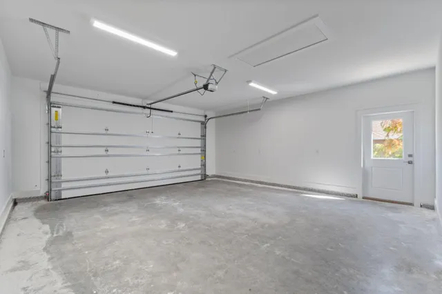 front view of a house with a glass door