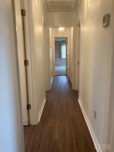 230 Deer Path Rustburg, VA 24588 - Photo 6 of 25 a view of a hallway with wooden floor