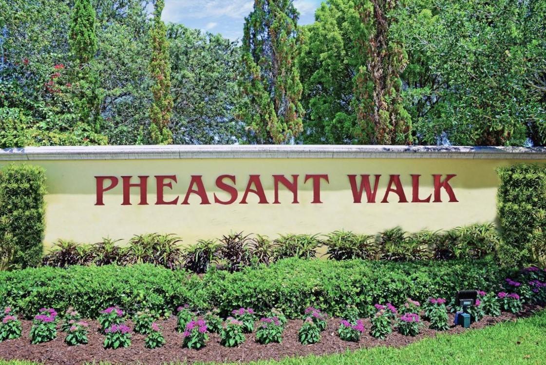 4816 Sugar Pine Drive Boca Raton, FL 33487 - Photo 31 of 37 Pheasant Walk Sign