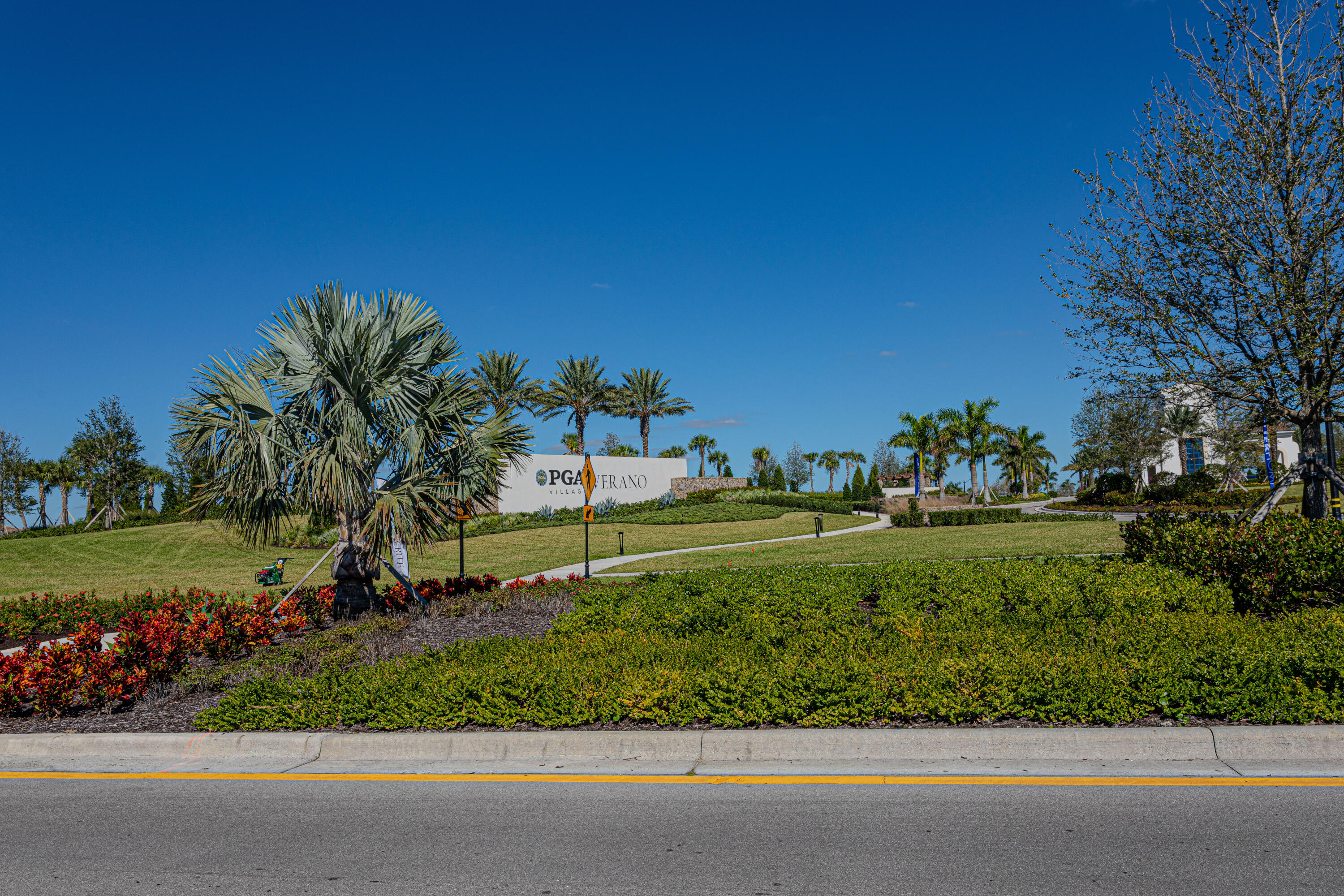 9155 Southwest Esule Way Port St. Lucie, FL 34987 - Photo 43 of 49 a view of a garden