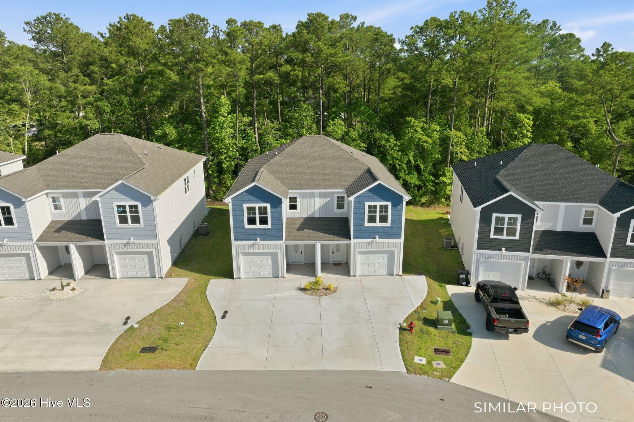207 Holly Sands Loop Sneads Ferry, NC 28460 - Photo 41 of 45 Similar Photo - Aerial Front