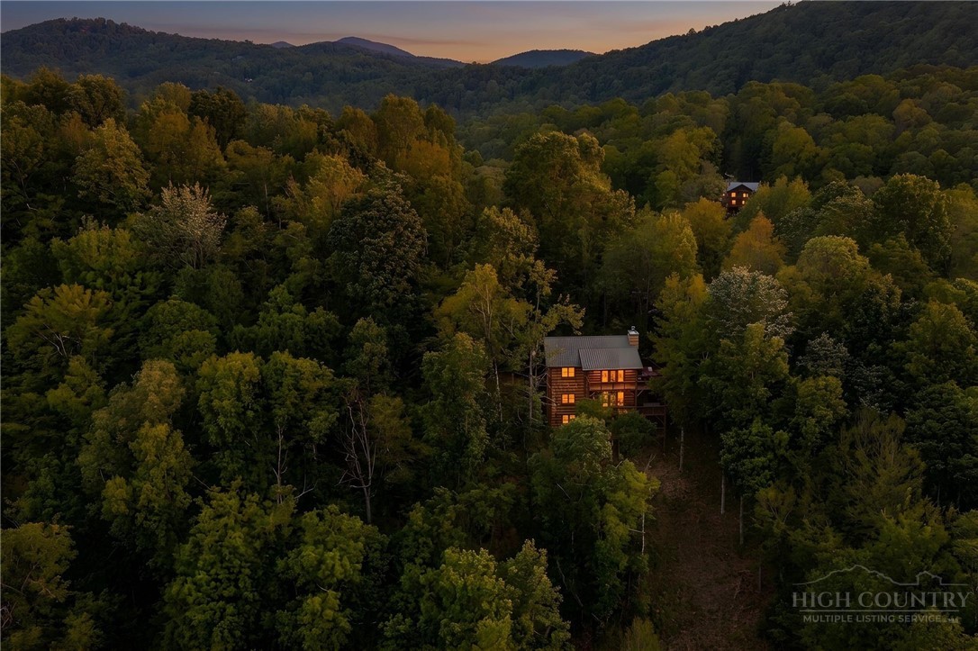 850 River Ridge Road Boone, NC 28607 - Photo 20 of 26 an aerial view of residential house with outdoor space and trees all around