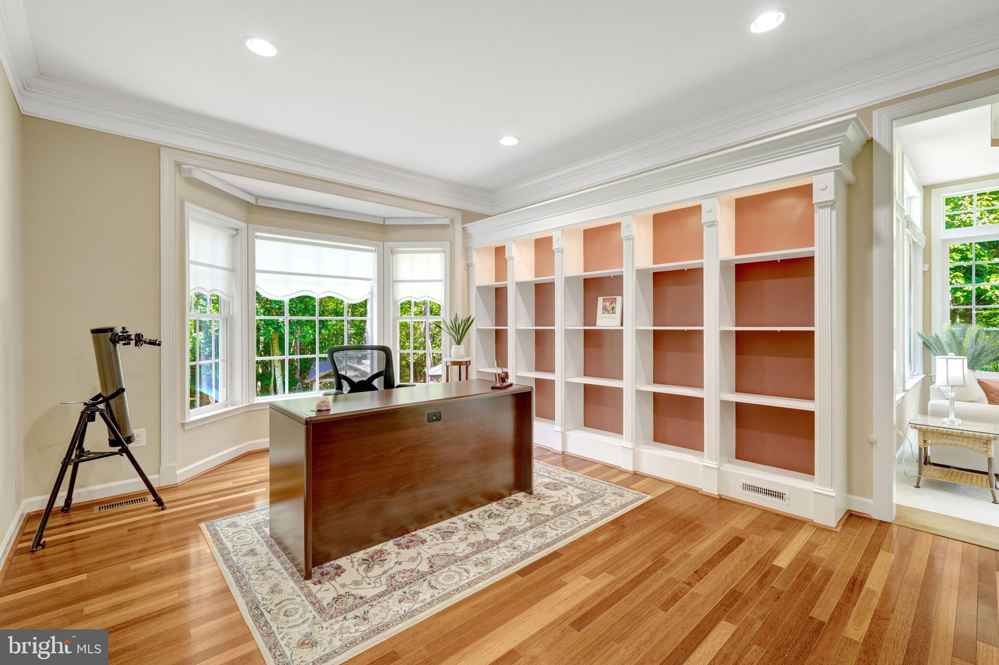 13650 Independence Ridge Nokesville, VA 20181 - Photo 17 of 98 Private Studio with Custom Built- In Bookcases