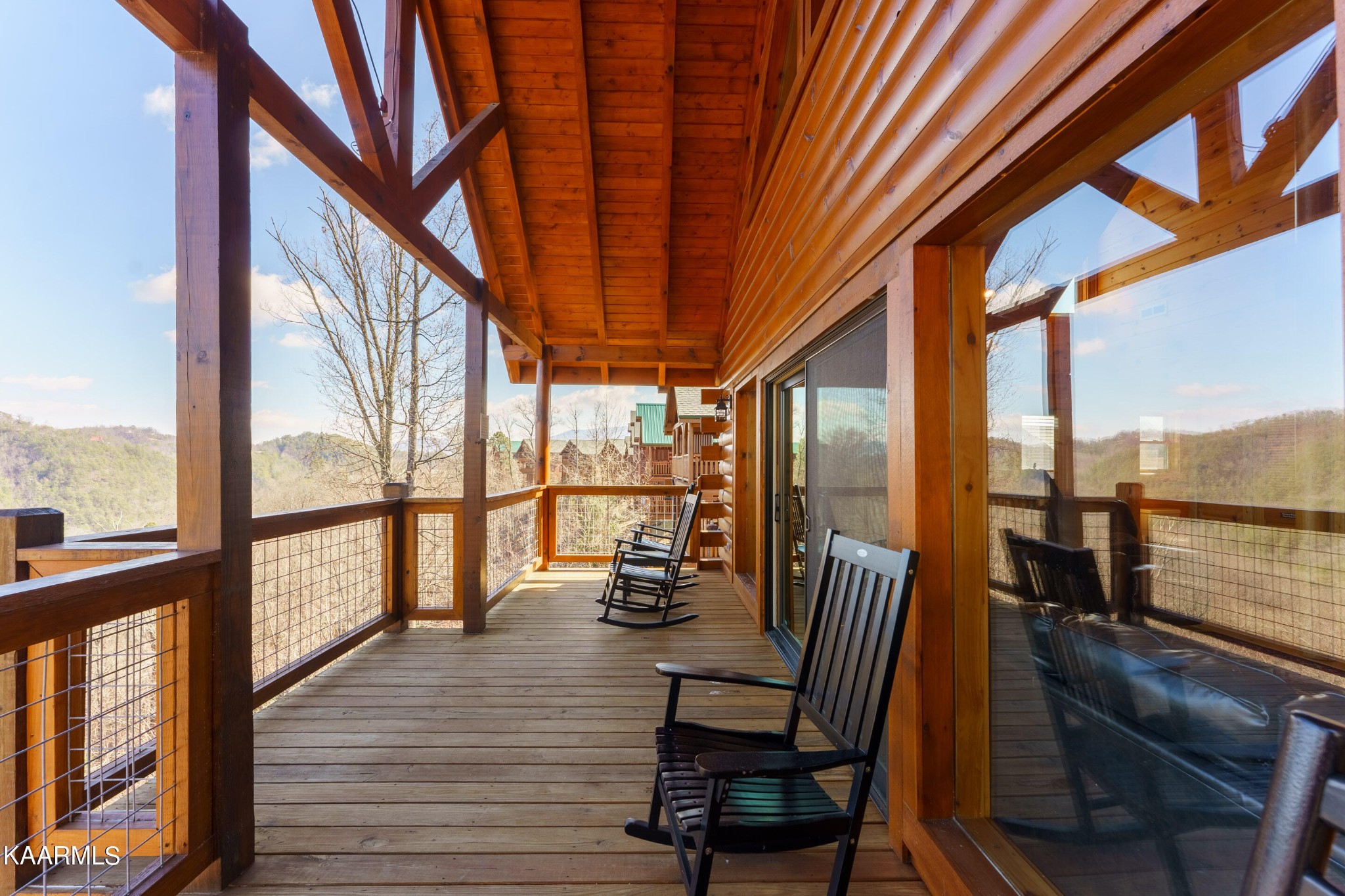 2805 White Oak Ridge Lane Sevierville, TN 37862 - Photo 20 of 25 a view of a city from a balcony with furniture