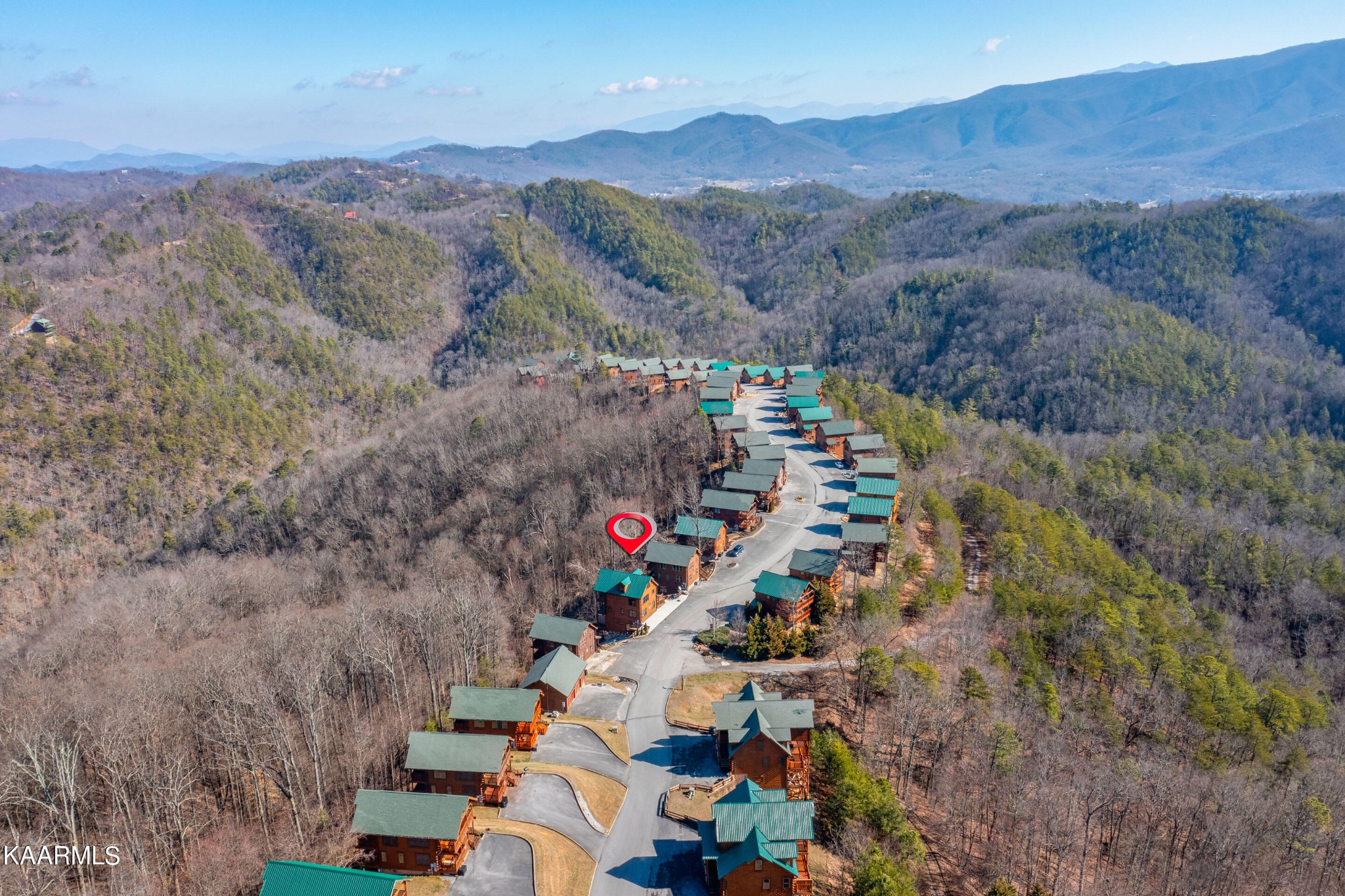 2805 White Oak Ridge Lane Sevierville, TN 37862 - Photo 25 of 25 an aerial view of a house with a mountain